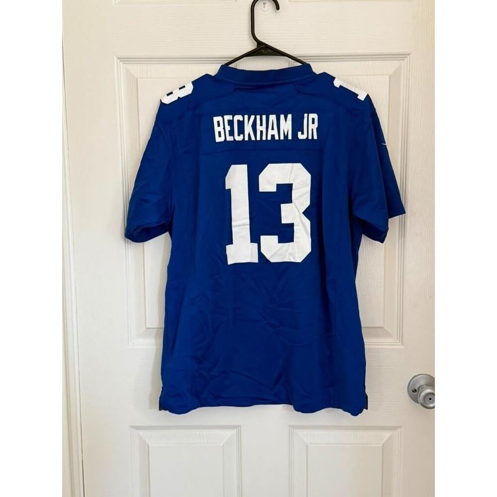 Nike Odell Beckham Jr #13 New York Giants NFL Jersey Blue Youth XL 18-20